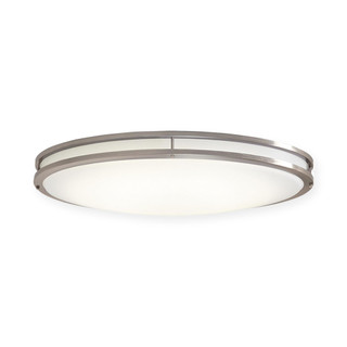 32in Oval Ceiling DOUBLE-RING 48W 5CCT - Bn