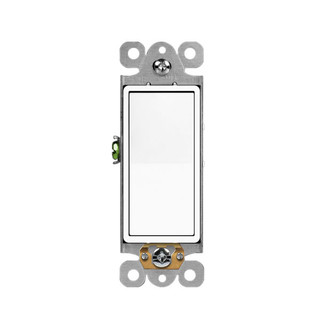 Enerlites Residential Grade Decorator Switch, Single Pole