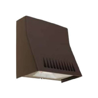 LED Mini Cutoff Wallpack, 12W, 5000K, Black