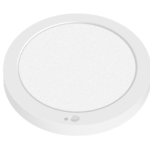 FLINT Ceiling Flush Mount, 7", 12W, 120VAC, 2700K|3000K|3500K|4000K|5000K Selectable, Non-dimmable, with Integrated Sensor