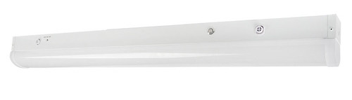 4FT LED Narrow Strip, 40W, Power/CCT Adjustable, Sensor, Emergency Battery