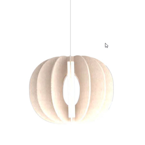 Spoke Acoustic 27 Watt Pendant Light - Circle