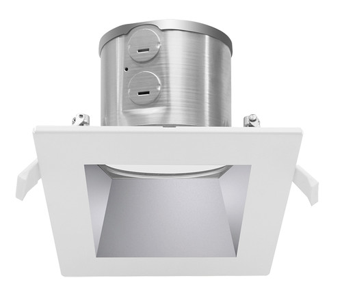 4-Inch Commercial Square & Wall Wash Recessed LED Light - CCT Adjustable