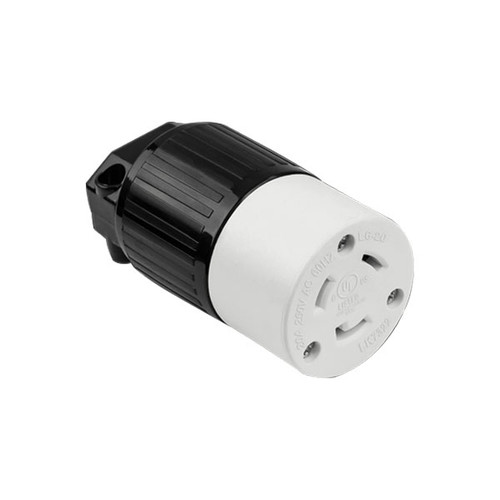 Industrial Grade Locking Cord Connector, 20A, L6-20C