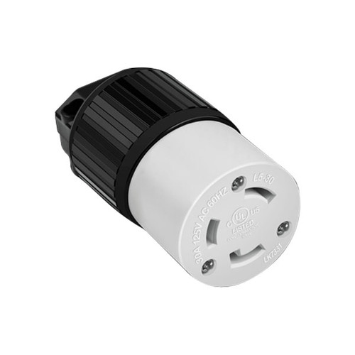 Industrial Grade Locking Cord Connector, 30A, L5-30C