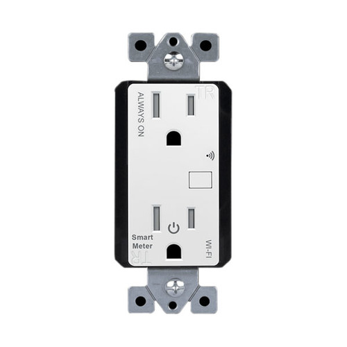 Enerwave Wi-Fi Smart Tamper-Resistant Decorator Duplex Receptacle