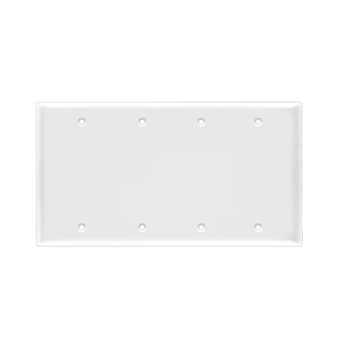 Blank Cover Four-Gang Wall Plate