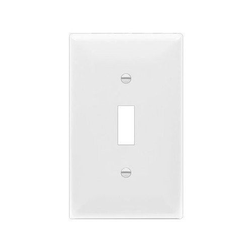 One-Gang Toggle Switch Wall Plate, Mid-Size