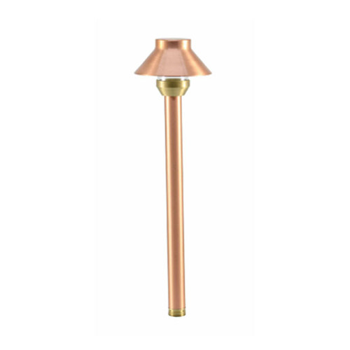 12-Inch LED 3W Area Lights - Solid Copper Finish