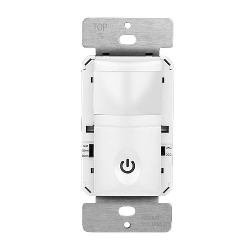 Single Pole 180° PIR Occupancy/Vacancy Motion Sensor Wall Switch