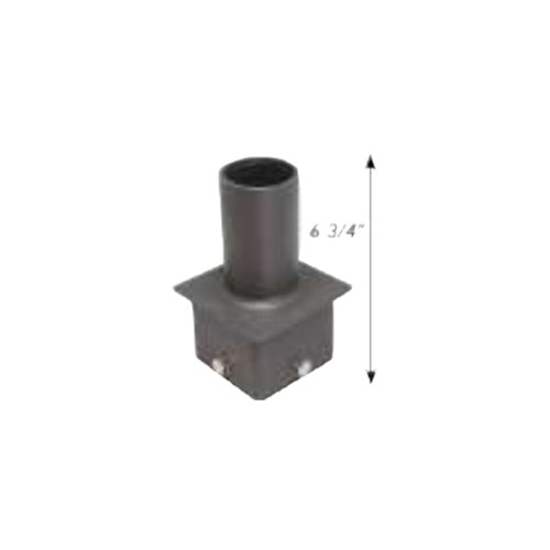 3-Inch Square Pole Vertical Tenon