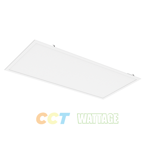 Portor Lighting, BLP5 Series 2x4 LED Back-Lit Flat Panel with CCT and Wattage Selector, With EM Battery