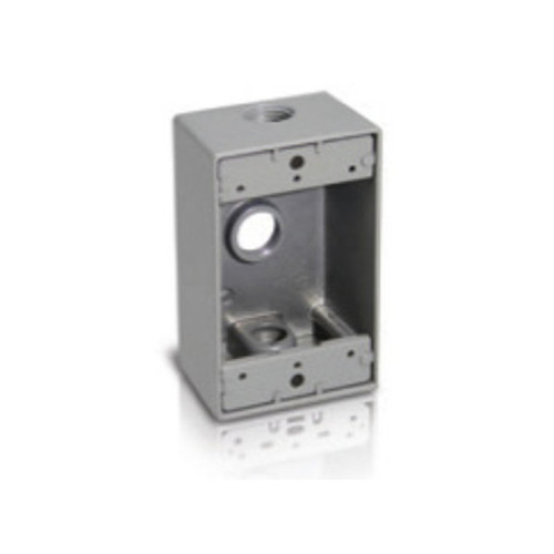 Triple Outlet Electrical Box - 1/2" Trade Size