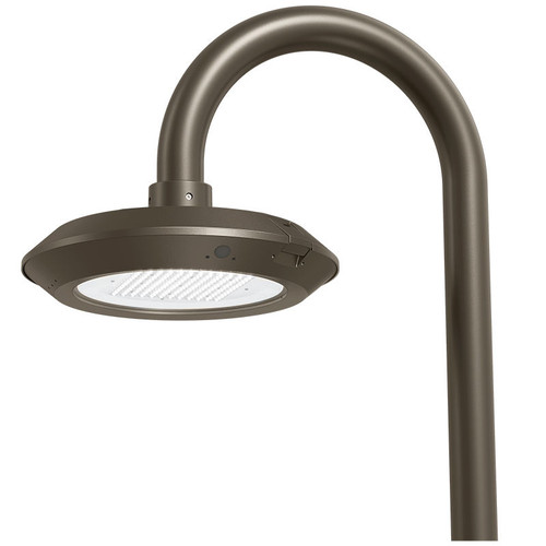 Area Light with Bell Mount Pole Adapter, 22W-75W Power and CCT Adjustable