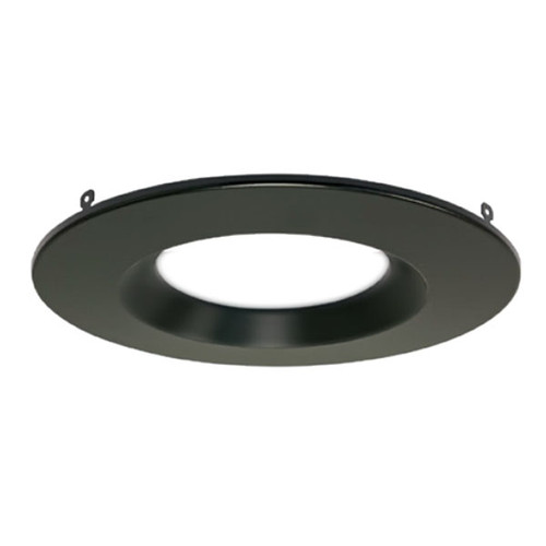 6-Inch Black Smooth Trim Ring Replacement