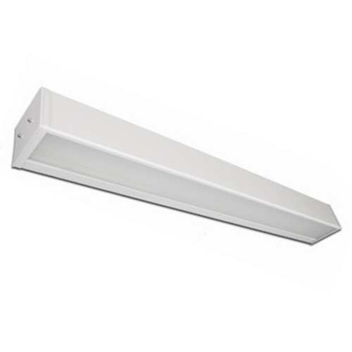 4-Foot 4.3 x 5 LED Wall Linear Fixture (Clear Prismatic Acrylic)