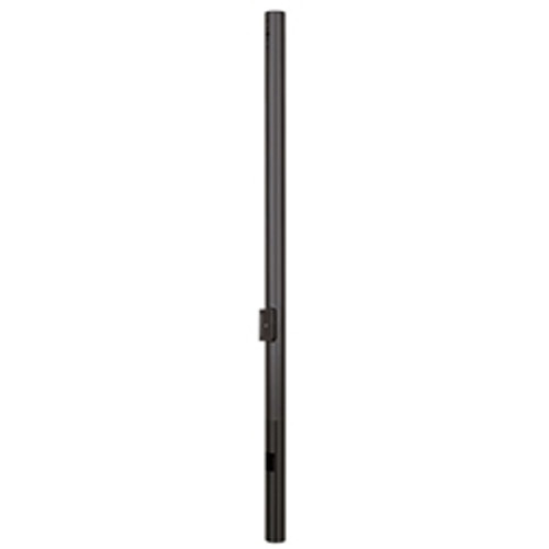 10 Foot 4 Inch Direct Burial Straight Round Steel Pole, 11 Gauge