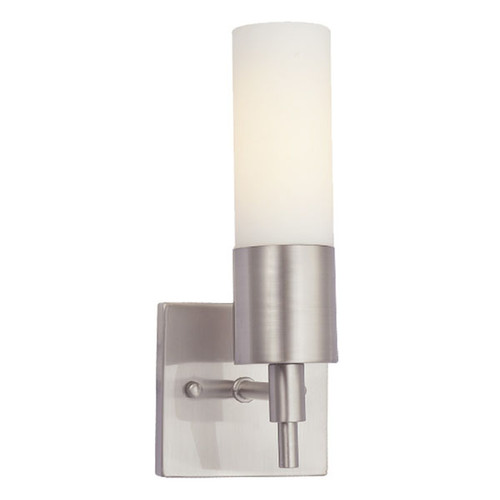 13 Watt GU24 CFL Bulb Vanity Light, Satin Nickel