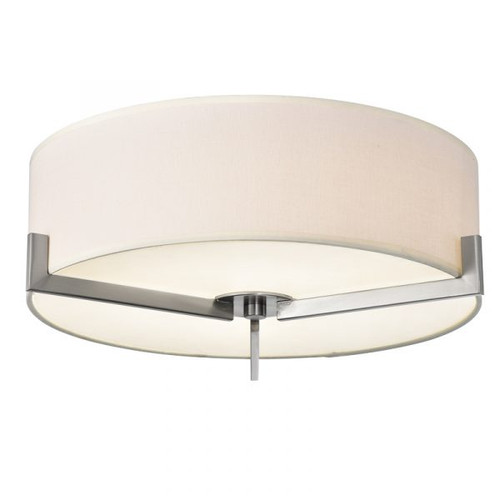 Sunpark Electronics, DC6 Series, 24W Ceiling Fixture with Pendant, 3000K, Acrylic/Linen Shade