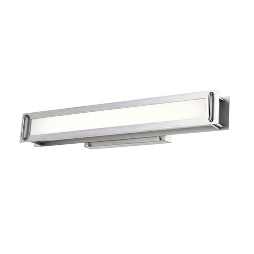 Sunpark Electronics LED Vanity, FL5324D-A Series, 3000K, Brush Aluminum/Acrylic