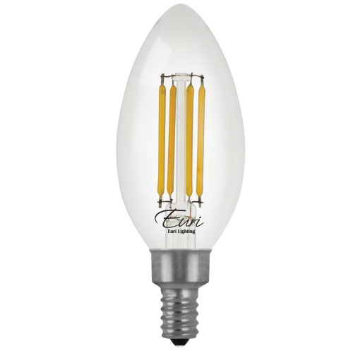 Euri Lighting, VB10, Clear Glass, 5000K Cool White, Dimmable, Energy Efficient, Wet Rated