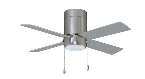 RP Lighting and Fans, Metalis Energy Star Series, 52" Sweep Hugger with Integrated LED Light Kit, Brushed Nickel Finish