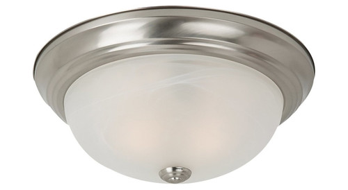 RP Lighting and Fans, Dome Ceiling Mount, Brushed Nickel 15" 3000K