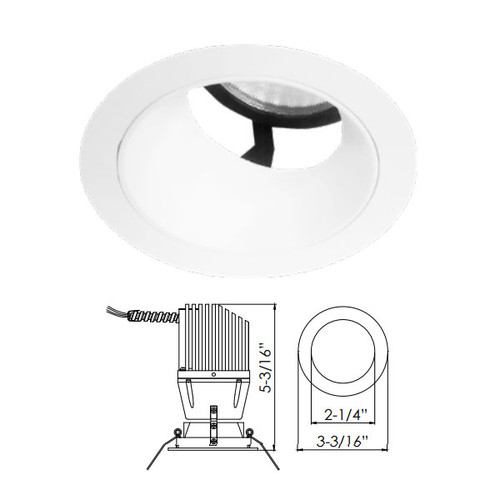 8861AJ-WH, Round Frame-In Module/Trim