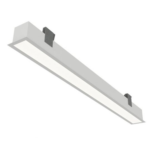 XDL4RWL 4.0" x 4.5" Linear Recessed Wet Location, 4000K, 1400 Lm/Ft, Matte White, 4 Ft