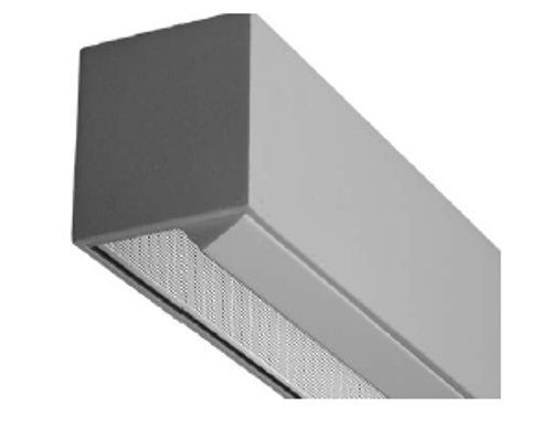 4" Designer Recessed Perimeter LED Luminaire, Lay-in Grid, 4000K, High Medium Output, 8 Feet, Multi-Volt, White Finish