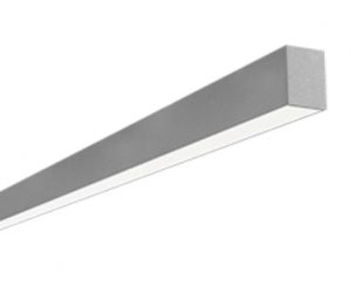 6" Wall Mount Direct Steel Linear Luminaire, 4000K, High Medium Output, Satin Lens, 8 Feet