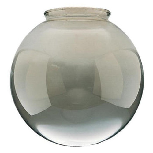 Gloss Smoke Globe, 6-Pack, Handblown Glass, Globe Shape