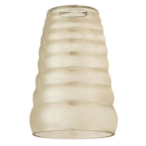 2 1/4-Inch Champagne Glass Rippled Cone Shade