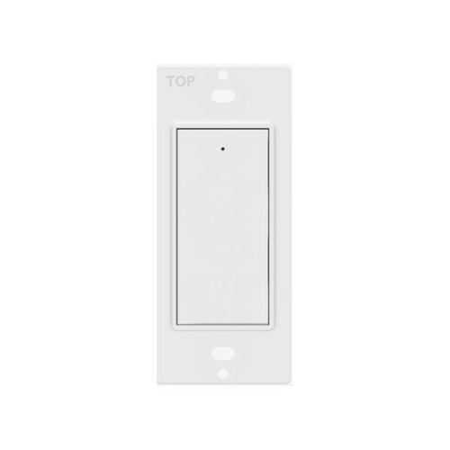 Low Voltage Wall Switch, 1-Button w/LED, 24V DC, 20mA