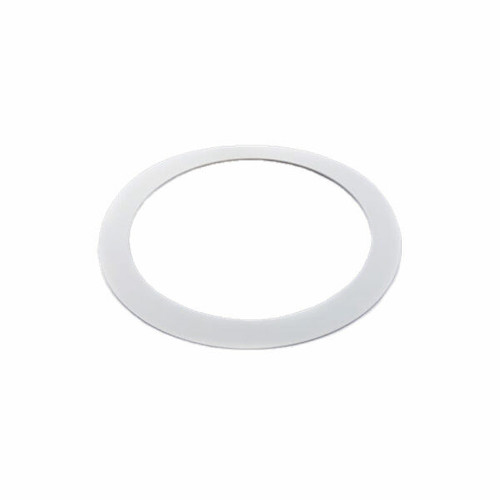 8" Goof Ring, White, Metal