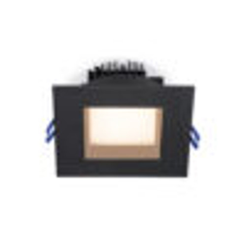 4" Square Recessed LED, 5CCT, Black