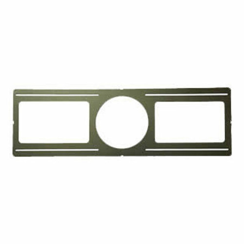 Rough-In Plate, 6" Recessed Fixtures, 26" Length, Galvanized Steel