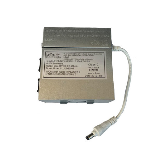 LED Dimmable Driver, 120-347V, 0-10V Dimming, Builder Grade, 3.5"x3.5"x1.5"