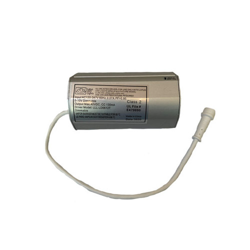 120-347V Input Driver, 0-10V Dimmable, Constant Current 130mA, for 2" HO Gimbals