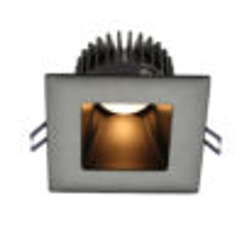 4" Square Deep Regressed LED, User selectable 27-30-35-40-50K, High Output, 18W, Selectable Beam Angle, Dimmable