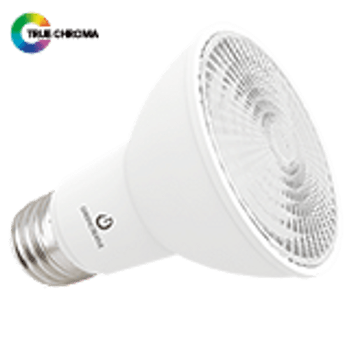 6.5W PAR20, Dimmable, 3000K, Flood 40°, Swappable Lens