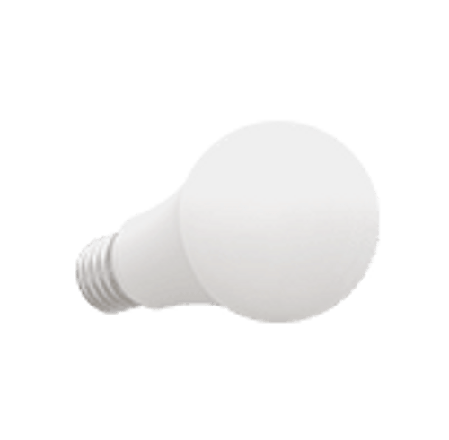 High CRI A19 LED Bulb, 2700K, 60W Equivalent, Dimmable, Enclosed Fixture Rated, 277V