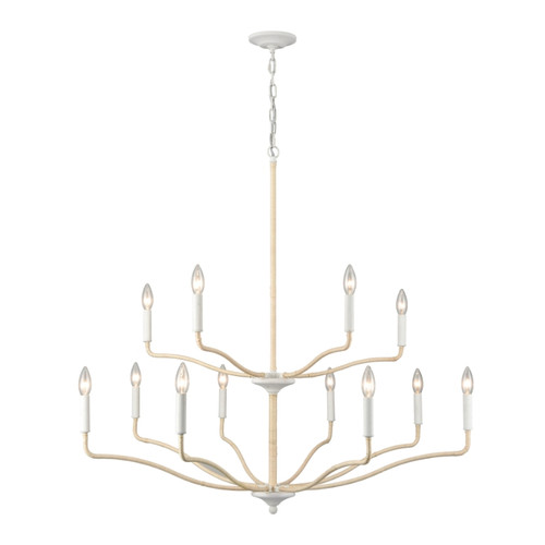 Beezeway 40" Wide 12-Light Chandelier