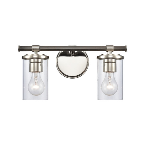 Burrow 15" Wide 2-Light Vanity Light - Polished Nickel