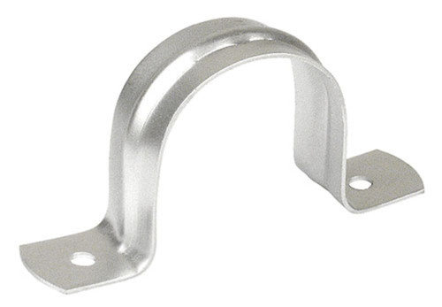 Stainless Steel EMT Two Hole Conduit Strap, 2 inch