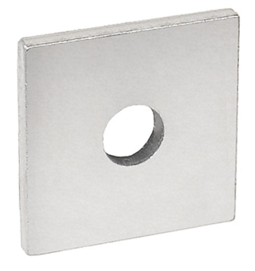 Square Strut Washer, 3/4" Bolt Size, 2" OD