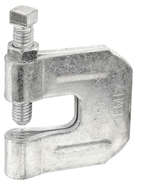 C Style Steel Beam Clamp for Vertical Lods, 3/8-16