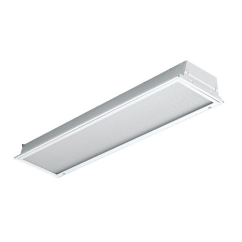 LED Lensed Troffer, 1x4, 15W, Dimmable, Recessed Linear