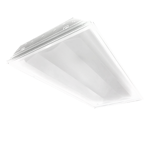 LED Flat Center Recessed Troffer, 2x4, 35W, 3900 Lumens, Dimmable