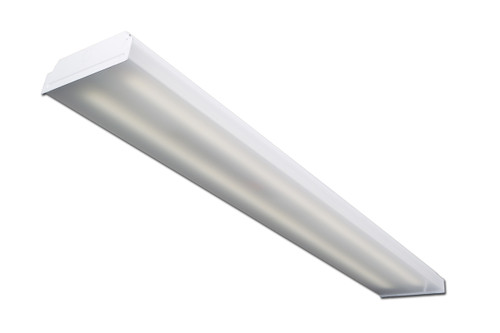 LED Shallow Economy Wraparound, 4ft, Clear Prismatic Acrylic, 30W, 3900 Lumens, 0-10V Dimming